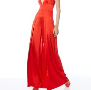 MYRTLE DEEP V-NECK WIDE LEG JUMPSUIT